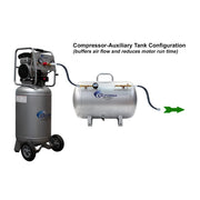 California Air Tools 20020 2.0 HP 20 Gallon Oil-Free Air Compressor – alternate view 5