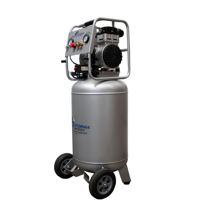 California Air Tools 20020AD 2.0 HP 20 Gallon Oil-Free Air Compressor with Auto Drain – front
