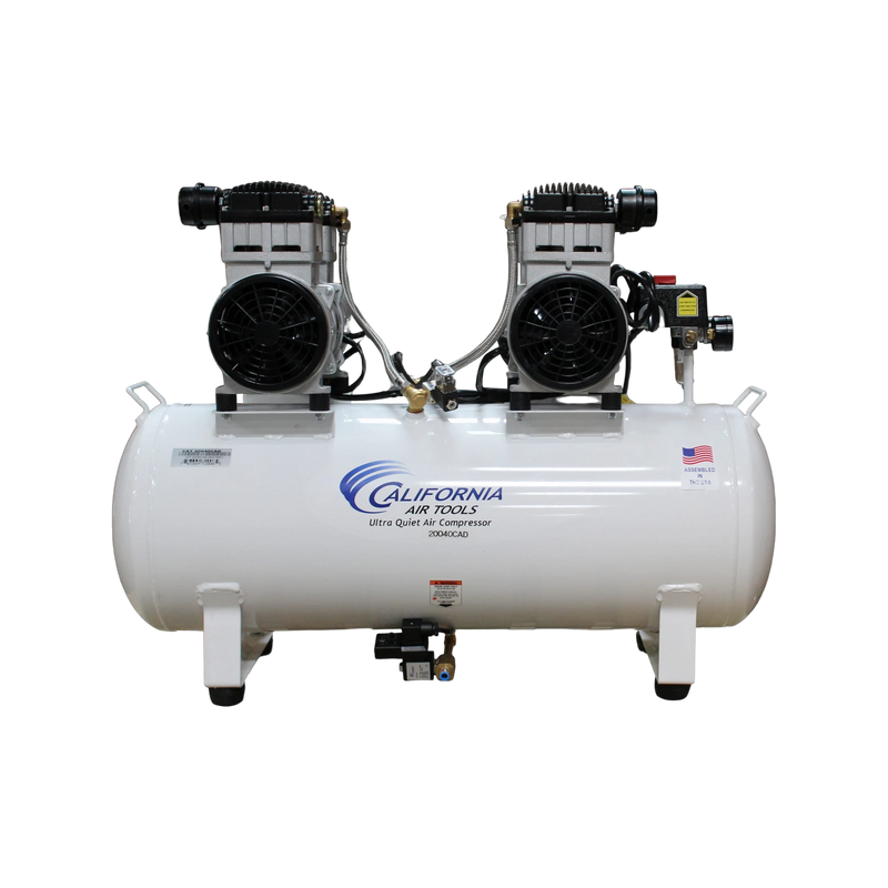 California Air Tools 20040CAD 4.0 HP 20 Gallon Oil-Free Air Compressor with Auto Drain (220V) – front