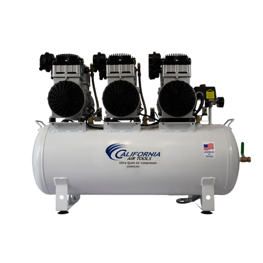 California Air Tools 20060CAD 6.0 HP 20 Gallon Oil-Free Air Compressor with Automatic Drain 220V – front