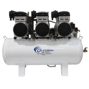 CALIFORNIA AIR TOOLS 20060DCC Powerful 6.0 Hp Ultra Quiet, Ultra Dry & Oil-Free 20-Gallon Air Compressor with 98% Air Drying System – front