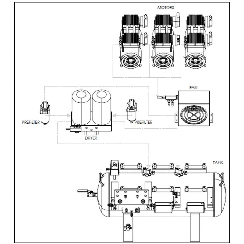 CALIFORNIA AIR TOOLS 20060DCC Powerful 6.0 Hp Ultra Quiet, Ultra Dry & Oil-Free 20-Gallon Air Compressor with 98% Air Drying System – alternate view 10