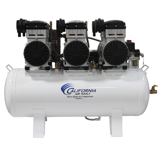 CALIFORNIA AIR TOOLS 20060DCC Powerful 6.0 Hp Ultra Quiet, Ultra Dry & Oil-Free 20-Gallon Air Compressor with 98% Air Drying System – front