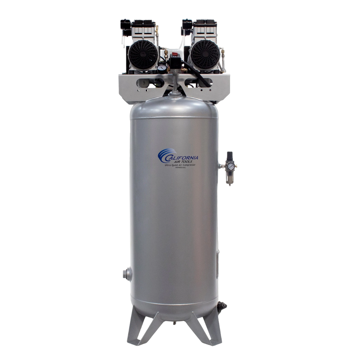 California Air Tools 60040DCADC 4.0 HP 60 Gallon Oil-Free Air Compressor with 98% Air Drying System – front