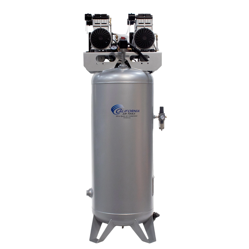 California Air Tools 60040DCADC 4.0 HP 60 Gallon Oil-Free Air Compressor with 98% Air Drying System – front