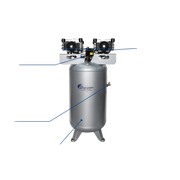 California Air Tools 80060C 6.0 HP 80 Gallon Oil-Free Stationary Air Compressor – alternate view 8