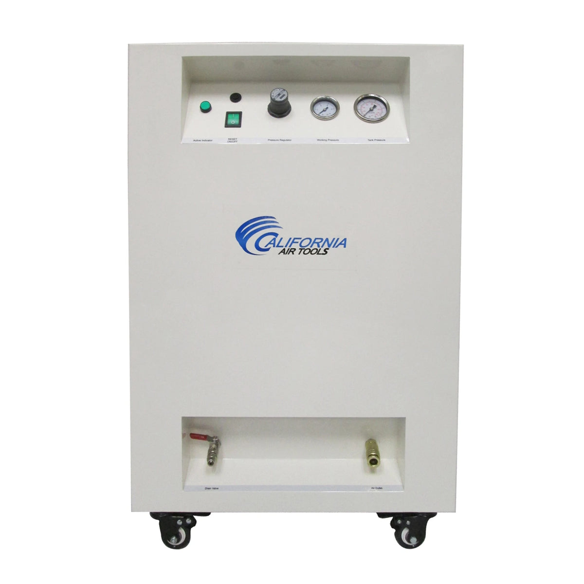 California Air Tools 8010SPC 1.0 HP 8 Gallon Oil-Free Air Compressor with Soundproof Cabinet – alternate view 3