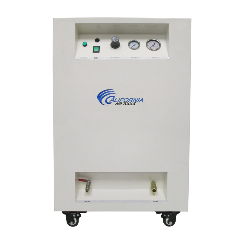 California Air Tools 8010SPC 1.0 HP 8 Gallon Oil-Free Air Compressor with Soundproof Cabinet – alternate view 3