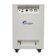 CALIFORNIA AIR TOOLS 8010SPCAD 1.0 Hp Ultra Quiet & Oil-Free 8 Gallon Air Compressor in Sound proof Cabinet with Auto Drain – front