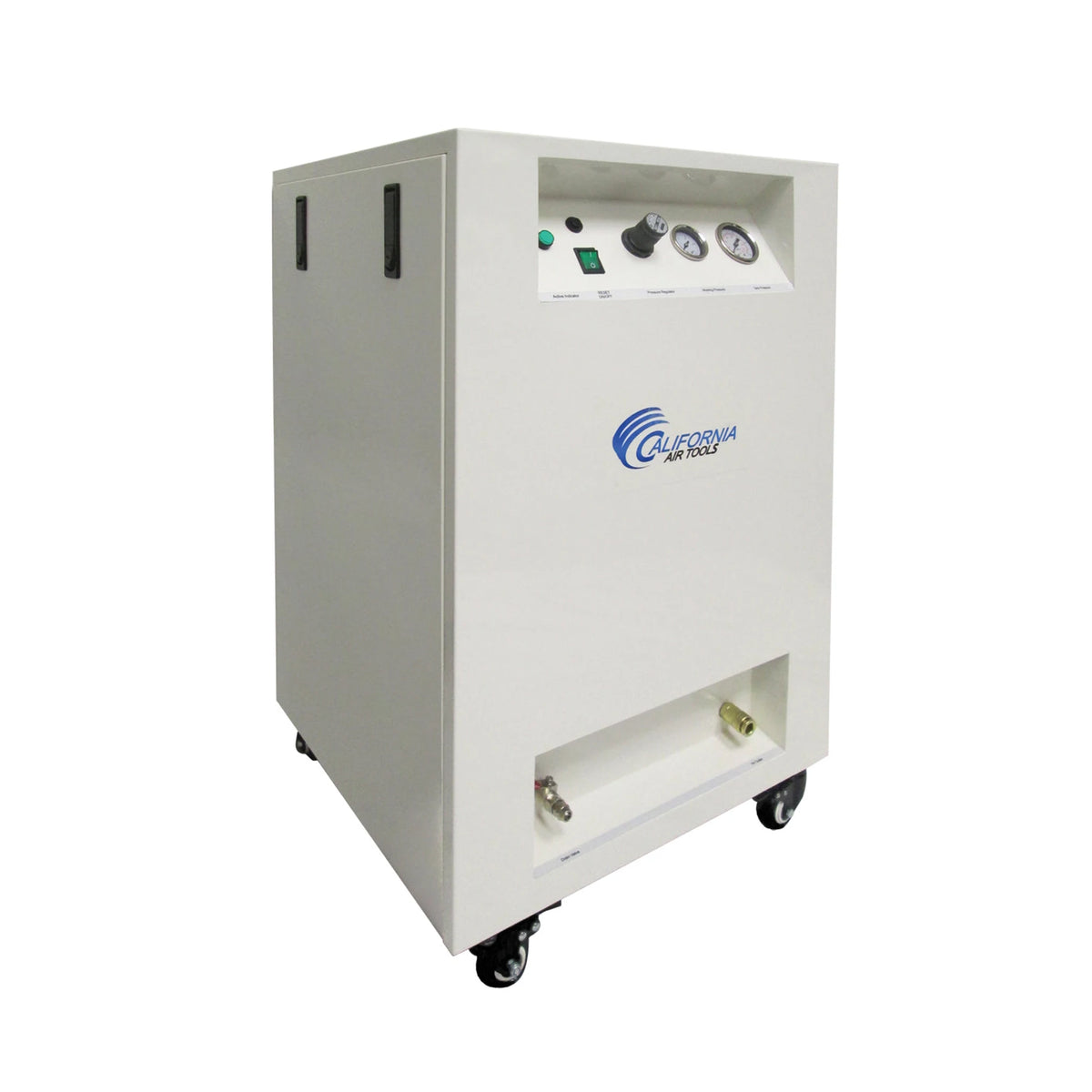 CALIFORNIA AIR TOOLS 8010SPCAD 1.0 Hp Ultra Quiet & Oil-Free 8 Gallon Air Compressor in Sound proof Cabinet with Auto Drain – alternate view 3