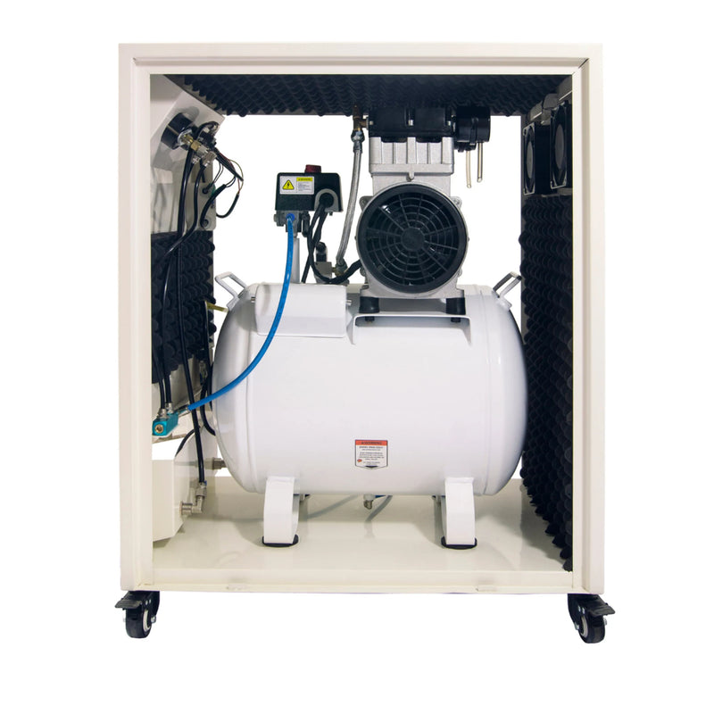 California Air Tools 10020SPCAD 2.0 HP 10 Gallon Oil-Free Air Compressor with Auto Drain and Soundproof Cabinet – alternate view 4