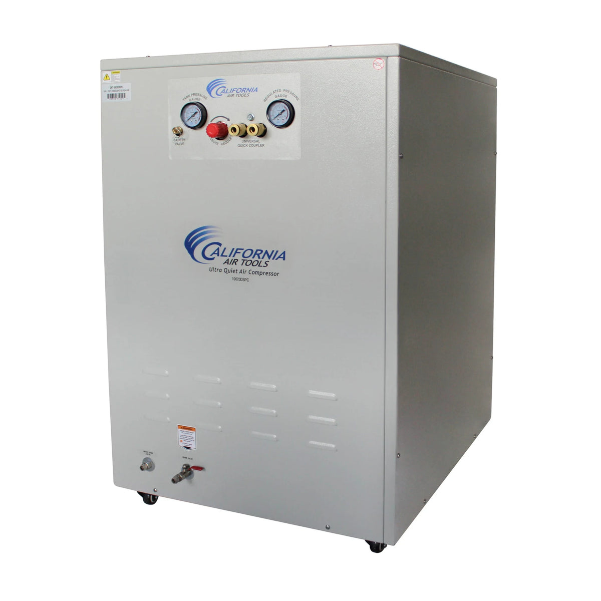 California Air Tools 10020DSPC 2.0 HP 10 Gallon Oil-Free Air Compressor with Air Dryer and Soundproof Cabinet – alternate view 6