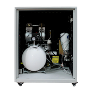 California Air Tools 10020HDSPCADC 2.0 HP 10 Gallon Oil-Free Air Compressor with 98% Air Drying System, Auto Drain, and Soundproof Cabinet – front