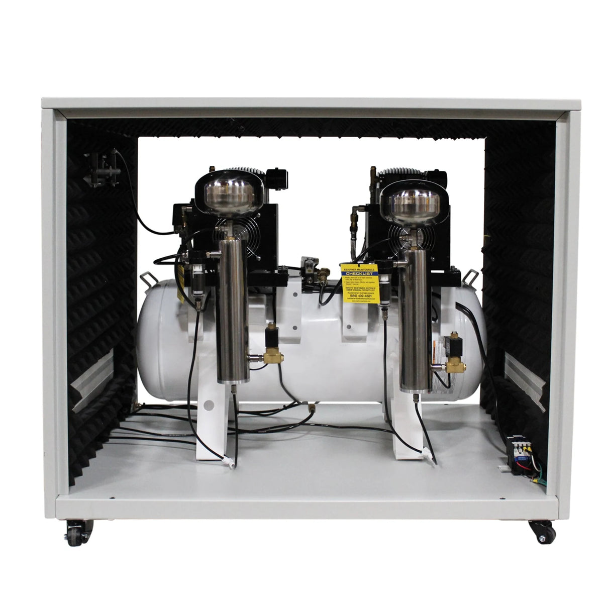 California Air Tools 20040DSPCAD 4.0 HP 20 Gallon Oil-Free Air Compressor with Air Dryer, Auto Drain, and Soundproof Cabinet – alternate view 3