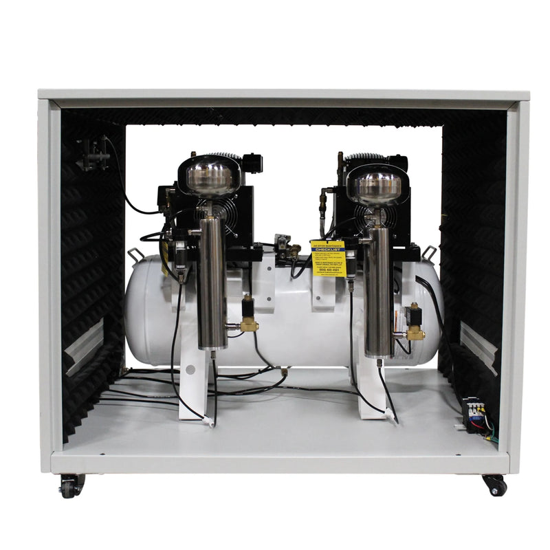 California Air Tools 20040DSPCAD 4.0 HP 20 Gallon Oil-Free Air Compressor with Air Dryer, Auto Drain, and Soundproof Cabinet – alternate view 3