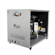 California Air Tools 20040DSPCADC 4.0 HP 20 Gallon Oil-Free Air Compressor with 98% Air Drying System, Auto Drain, and Soundproof Cabinet – front