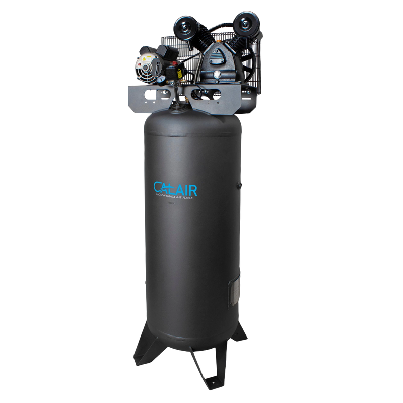 California Air Tools CALAIR 60037BD 3.7 HP 60 Gallon Belt Drive Oil-Lubricated Air Compressor – front