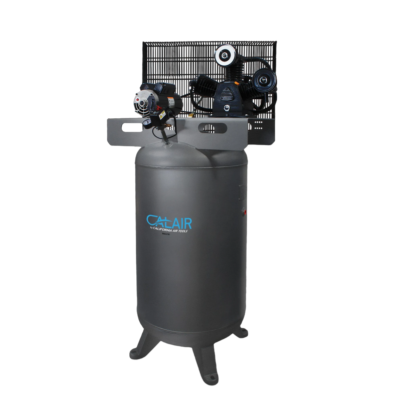 California Air Tools CALAIR 80050BD 5.0 HP 80 Gallon Belt Drive Oil-Lubricated Air Compressor – front
