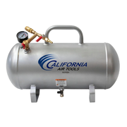 California Air Tools AUX05A 5 Gallon Aluminum Portable Auxiliary Air Tank – front
