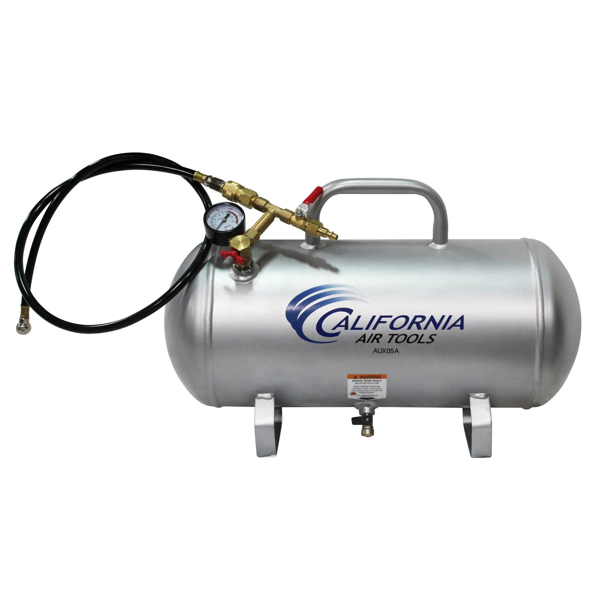 California Air Tools AUX05A 5 Gallon Aluminum Portable Auxiliary Air Tank – alternate view 4