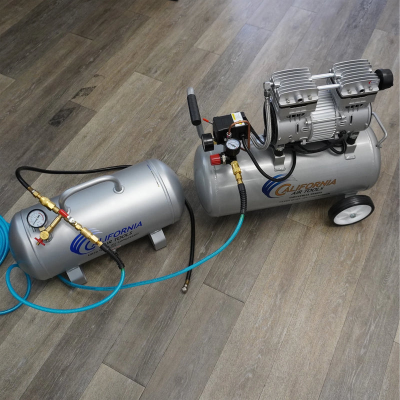 California Air Tools AUX10A 10 Gallon Aluminum Portable Auxiliary Air Tank – alternate view 3
