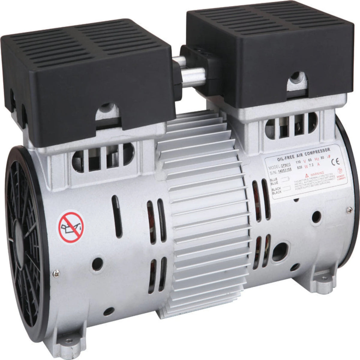 California Air Tools SP-9413 1.0 HP Oil-Free Replacement Pump Motor – alternate view 2