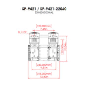 California Air Tools SP-9421 2.0 HP Oil-Free Replacement Pump Motor – alternate view 6
