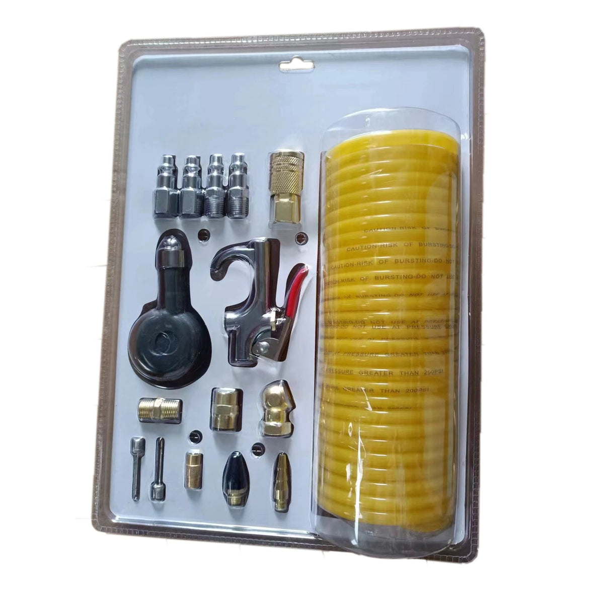 California Air Tools 376 16-Piece Air Hose & Accessory Kit with Tire Gauge – alternate view 2