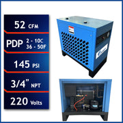 California Air Tools RD-91503 52 CFM Refrigerated Air Dryer 220V – alternate view 2
