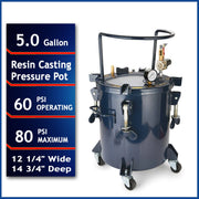 California Air Tools 365C 5 Gallon Resin Casting Pressure Pot – alternate view 2