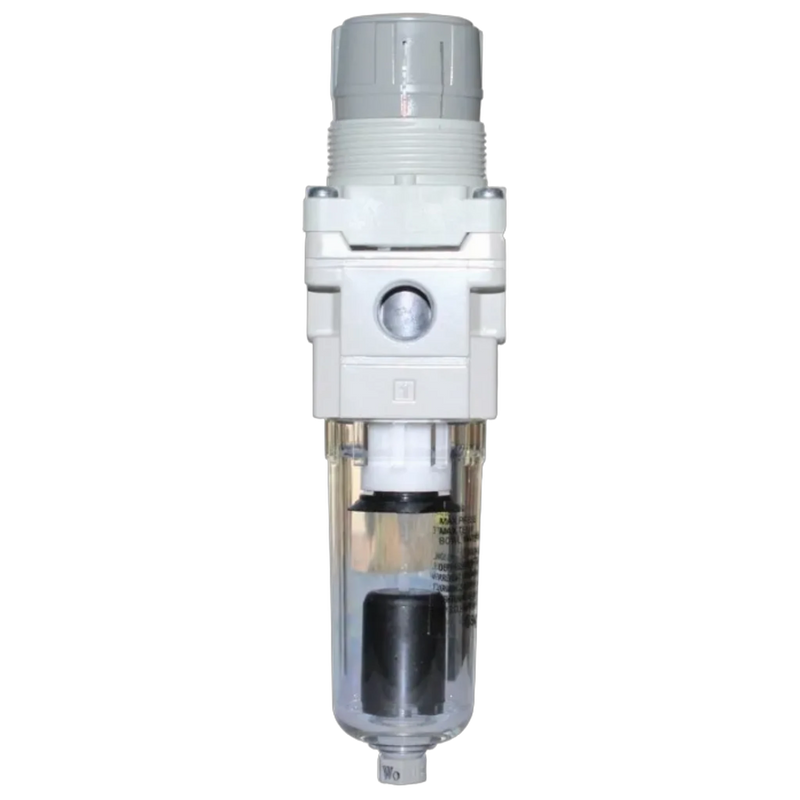 Air Pressure Regulator with 5 Micron Filter – 3/8″ NPT Port – front