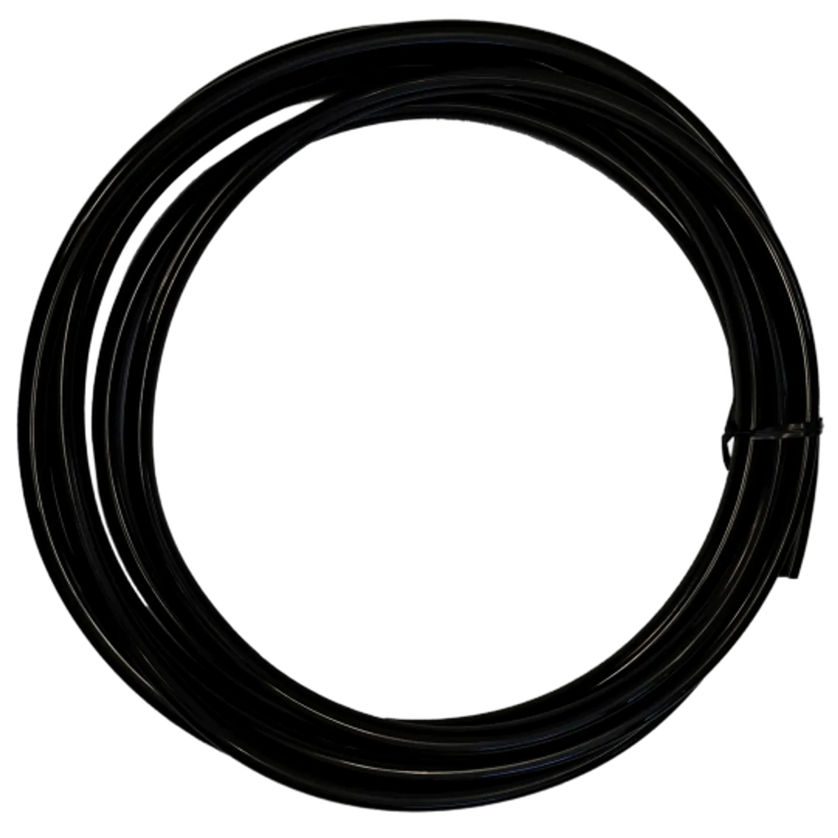8 mm PTFE Black Tubing (10 feet long), Part 180421-10 – front