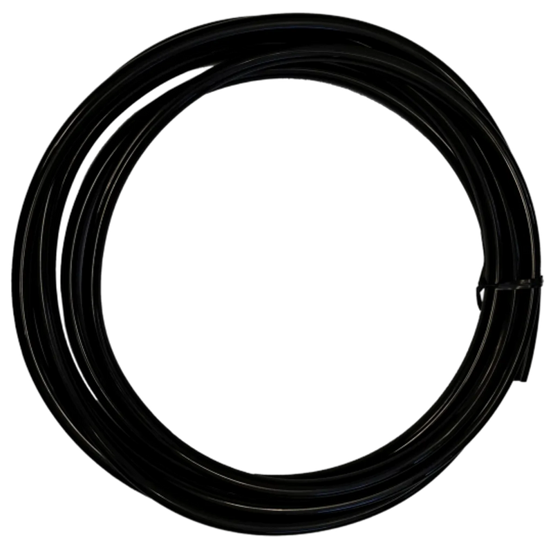8 mm PTFE Black Tubing (10 feet long), Part 180421-10 – front
