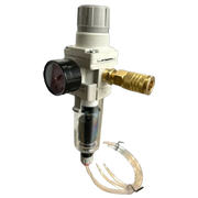 120 PSI Output Pressure Regulator Assembly w/Gauge (1/4″ NPT Output), 90998-1-Kit – front
