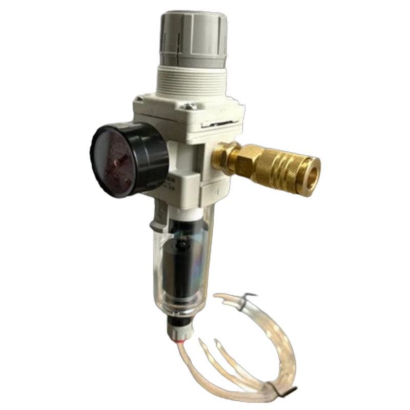 120 PSI Output Pressure Regulator Assembly w/Gauge (1/4″ NPT Output), 90998-1-Kit – front