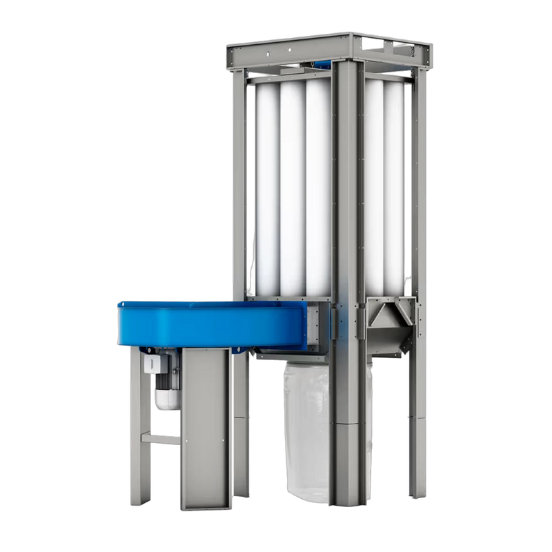 COIMA USA SHK-1  5 HP / 3200 CFM Enclosureless Dust Collector with Shaker – front