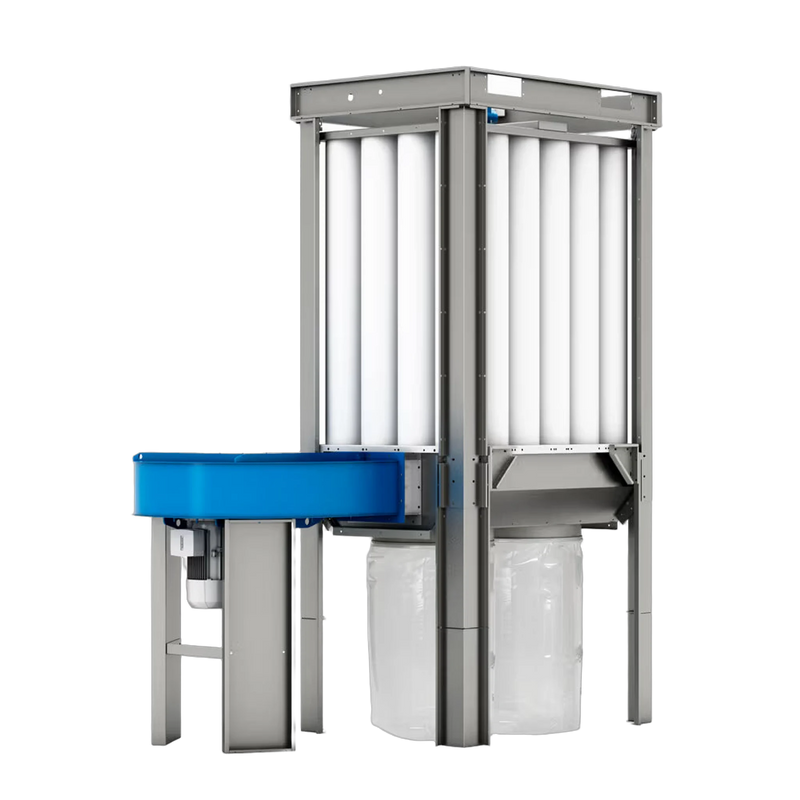 COIMA USA SHK-2 7.5 HP / 3,600 CFM Enclosureless Dust Collector with Shaker – front