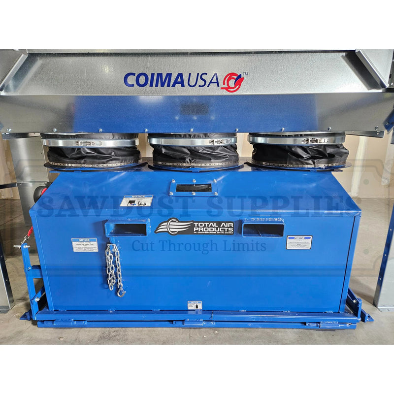 COIMA USA SHK-2 7.5 HP / 3,600 CFM Enclosureless Dust Collector with Shaker – alternate view 5