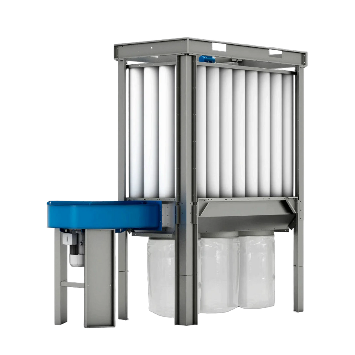 COIMA USA SHK-3 10 HP / 5000 CFM Enclosureless Dust Collector with Shaker – front