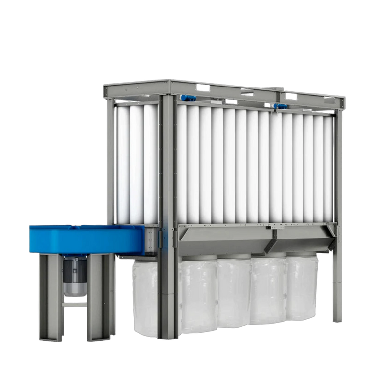 COIMA USA SHK-5 20 HP / 7100 CFM Enclosureless Dust Collector with Shaker – front