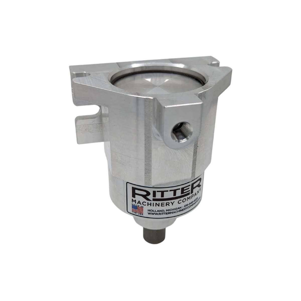 Ritter Face Frame Hold Down Cylinder Assembly / R200E/A Series – front