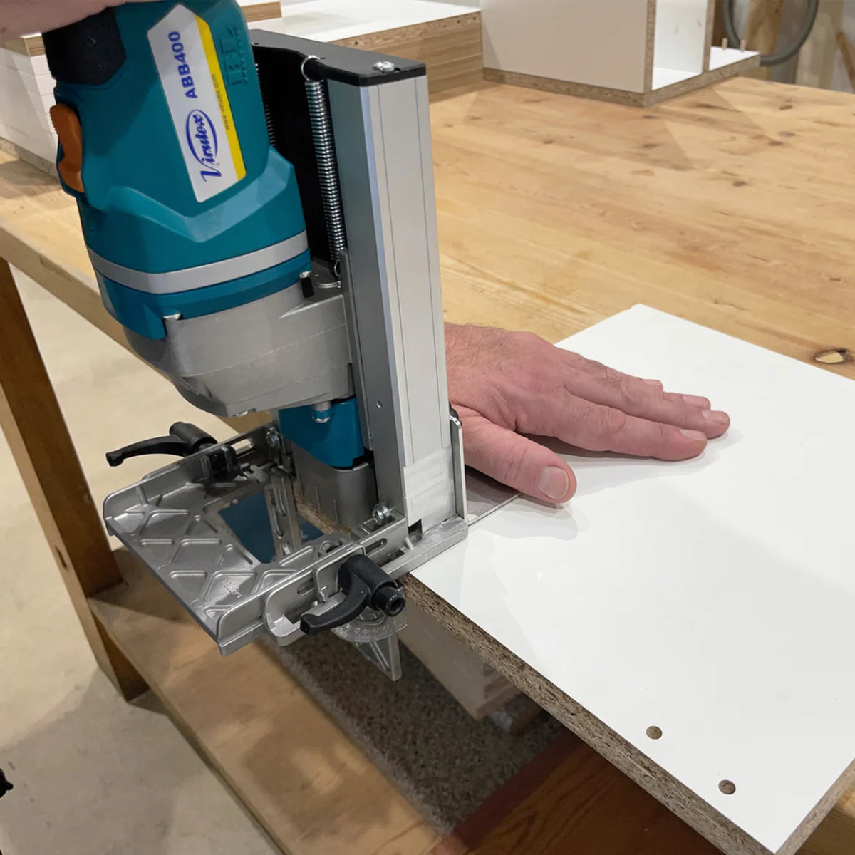 Virutex Cordless Dowel Jointer TWOO ABB400 (With 2 Batteries & Charger) 7900801 – alternate view 4