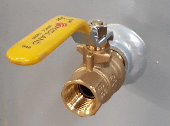 Ball Valve 1/2 NPT, Air Output