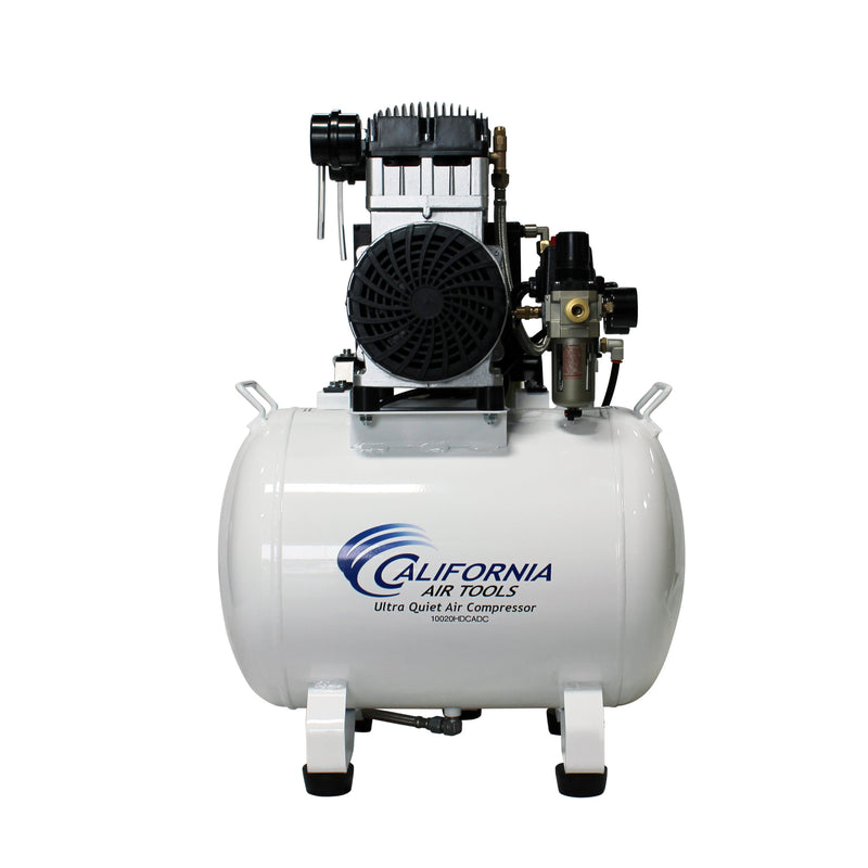 CALIFORNIA AIR TOOLS 10020HDCADC Powerful 2.0 Hp Ultra Quiet, Ultra Dry & Oil-Free 10 Gallon Air Compressor with 98% Air Drying System and Automatic Drain Valve