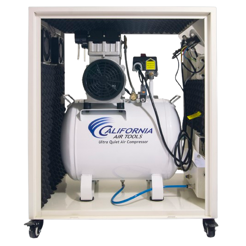 California Air Tools 10020SPC 2.0 HP 10 Gallon Oil-Free Air Compressor with Soundproof Cabinet