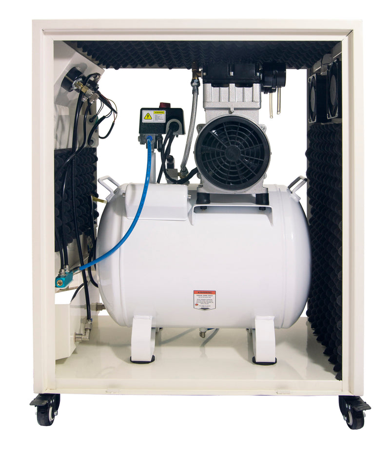 California Air Tools 10020SPC 2.0 HP 10 Gallon Oil-Free Air Compressor with Soundproof Cabinet
