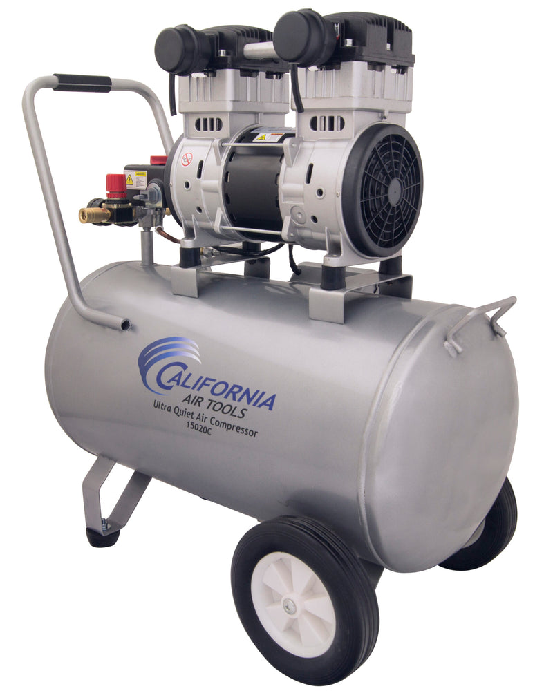 CALIFORNIA AIR TOOLS 15020C-22060 Ultra Quiet, Oil-Free and Powerful 2.0 Hp 15-Gallon Air Compressor