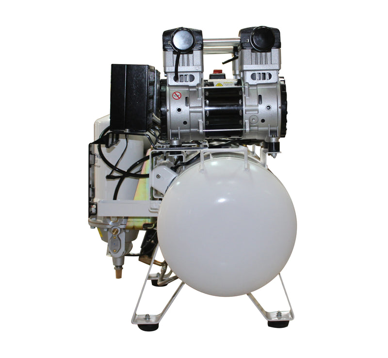 California Air Tools 20040DCADC 4.0 HP 20 Gallon Oil-Free Air Compressor with Air Dryer and Automatic Drain 220V