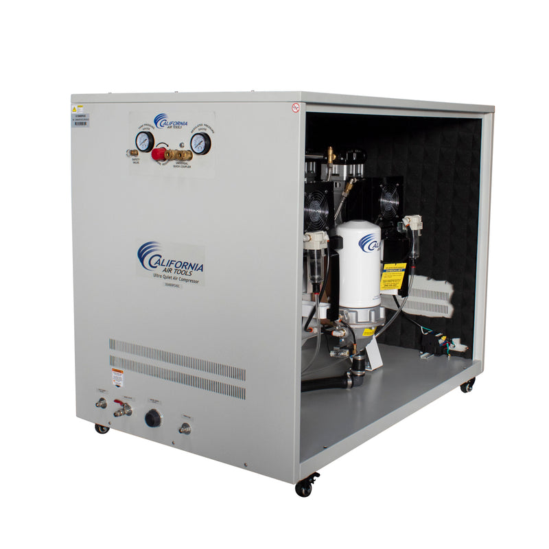 California Air Tools 20040DSPCADC 4.0 HP 20 Gallon Oil-Free Air Compressor with 98% Air Drying System, Auto Drain, and Soundproof Cabinet