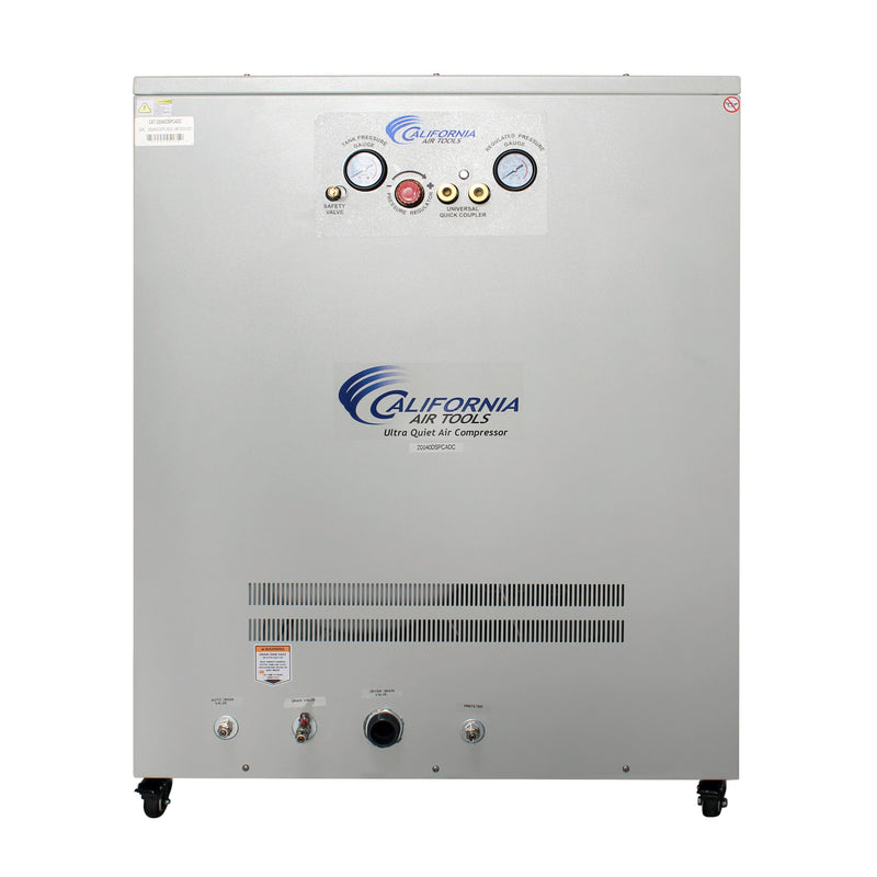 California Air Tools 20040DSPCADC 4.0 HP 20 Gallon Oil-Free Air Compressor with 98% Air Drying System, Auto Drain, and Soundproof Cabinet